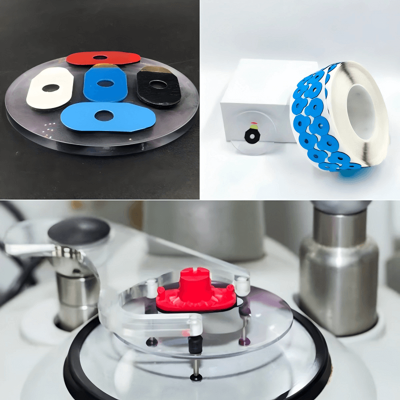 optical lens blocking pads application